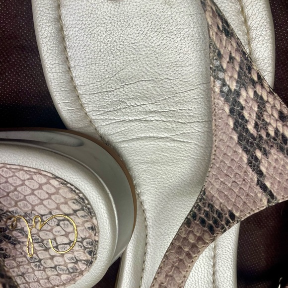 Cole Haan snakeskin print sandals size 7.5 - Picture 3 of 6